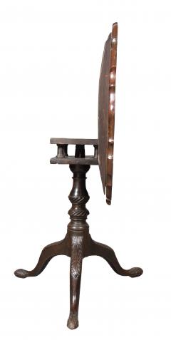 George III Mahogany Tilt Top Tea Table - 4723289