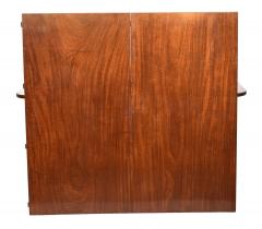 George III Mahogany Two Pillar Dining Table with 2 leaves - 4625859