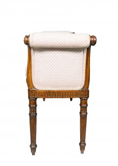 George III Mahogany Window Seat - 4465246