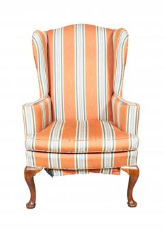 George III Mahogany Wing Back Chair - 4298667