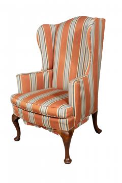 George III Mahogany Wing Back Chair - 4298672