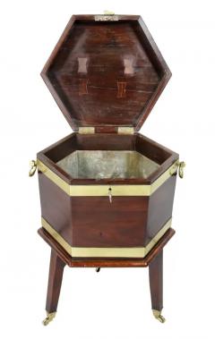 George III Mahogany and Brass Mounted Celleret - 4129753