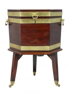 George III Mahogany and Brass Mounted Celleret - 4129757