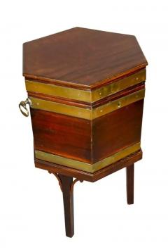 George III Mahogany and Brass Wine Cooler - 4137663