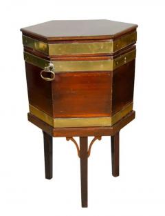 George III Mahogany and Brass Wine Cooler - 4137700