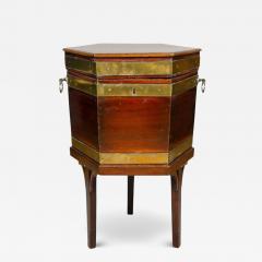 George III Mahogany and Brass Wine Cooler - 4152222