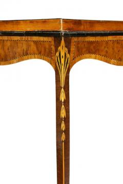George III Mahogany and Inlaid Kettle Stand - 4129475