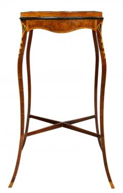 George III Mahogany and Inlaid Kettle Stand - 4129532