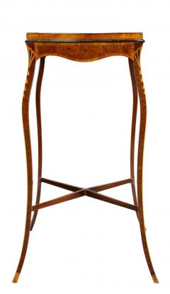 George III Mahogany and Inlaid Kettle Stand - 4129537