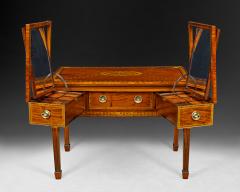 George III Mahogany and Inlaid Rudds Dressing Table - 4308044