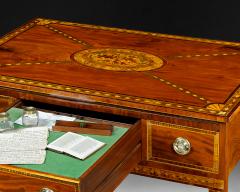 George III Mahogany and Inlaid Rudds Dressing Table - 4308048