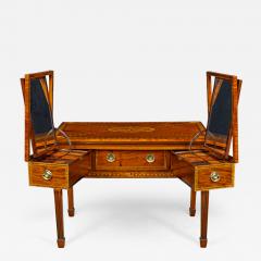 George III Mahogany and Inlaid Rudds Dressing Table - 4310049