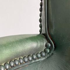 George III Mahogany and Leather Armchair - 2102896