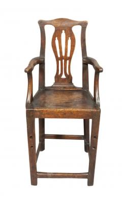 George III Oak Childs High Chair - 4144429
