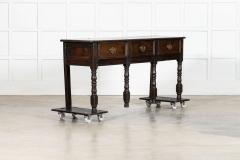 George III Oak Dresser Base - 4378312