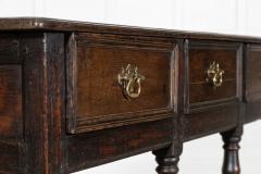 George III Oak Dresser Base - 4378318