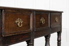 George III Oak Dresser Base - 4378319