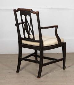 George III Original Painted Armchair - 3782961