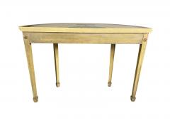 George III Painted Demilune Console Table - 2370680