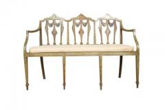 George III Painted Settee - 4136932