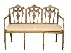 George III Painted Settee - 4136938