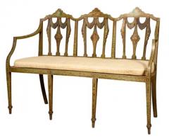 George III Painted Settee - 4137059
