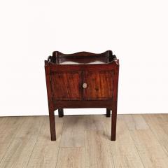 George III Period Ebony Inlaid Mahogany Commode England circa 1790 - 3399482