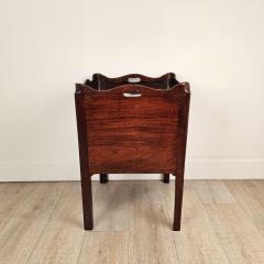 George III Period Ebony Inlaid Mahogany Commode England circa 1790 - 3399485