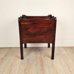 George III Period Ebony Inlaid Mahogany Commode England circa 1790 - 3399487