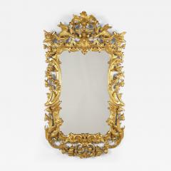 George III Period English or Irish Chinese Chippendale Mirror circa 1770 - 3493252