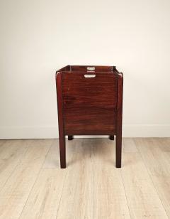 George III Period Inlaid Mahogany Commode with Boxwood Stringing circa 1790 - 3407225