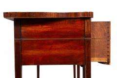 George III Period Inlaid Mahogany Serpentine Sideboard English ca 1790 - 4409631