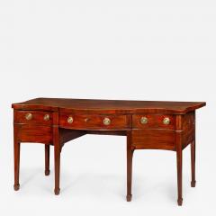 George III Period Inlaid Mahogany Serpentine Sideboard English ca 1790 - 4410409
