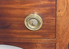 George III Period Mahogany Bowfronted Small Sideboard - 4629387