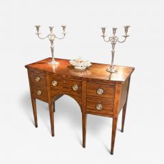 George III Period Mahogany Bowfronted Small Sideboard - 4629402