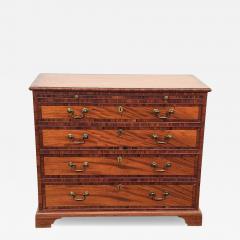George III Period Mahogany Chest of Drawers England circa 1790 - 4468067