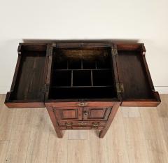 George III Period Mahogany Mens Dressing Cabinet Now a Bar England circa 1790 - 3399469