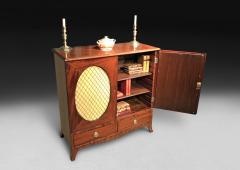 George III Period Mahogany Two Door Cabinet - 4478165