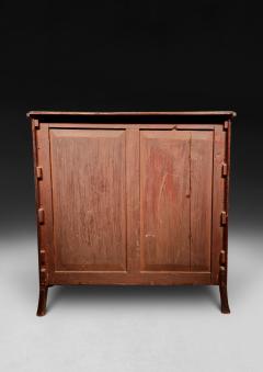 George III Period Mahogany Two Door Cabinet - 4478167