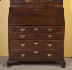 George III Period Two Part Mahogany Secretary - 2119064