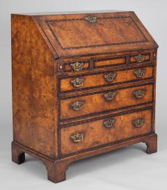 George III Period Yew Wood Slant Front Desk - 1649896