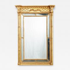 George III Pier Mirror with Border Glass - 4043357
