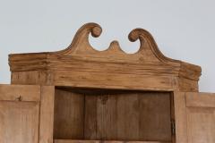 George III Pine Corner Cupboard - 2057122