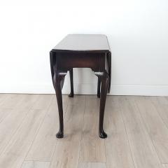 George III Round Mahogany Drop Leaf Table England circa 1780 - 3680037