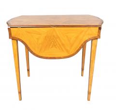 George III Satinwood And Marquetry Pembroke Table - 4187425