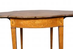 George III Satinwood And Marquetry Pembroke Table - 4187504