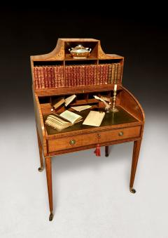 George III Satinwood Bonheur du Jour - 4312373