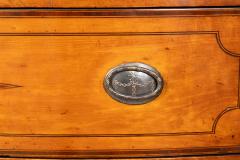 George III Satinwood Bowfront Chest Of Drawers - 4824810