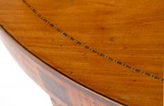 George III Satinwood Inlaid Oval Table c 1790 - 3480652