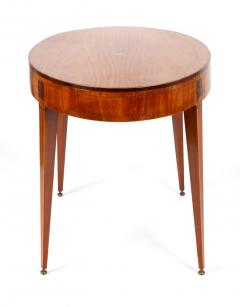 George III Satinwood Inlaid Oval Table c 1790 - 3480656